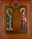 ICON ‘SAINT ANTHONY AND SAINT BLAISE’
Central Russia, late 19th century