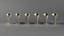 SET OF SIX RUSSIAN SILVER VODKA GLASSES DECORATED WITH TULIPS