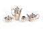 CHRISTOFLE
ART NOUVEAU SILVER-PLATED TEA AND COFFEE SET ‘GALLIA’, BEFORE 1942, 4 pieces