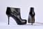 YVES SAINT LAURENT
BLACK LEATHER ANKLE BOOTS