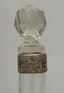 DOUBLE TAILLED CRYSTAL DECANTER WITH IMPERIAL EAGLE STAND, EMPIRE PERIOD