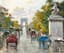 GEORGES LAPCHINE (1885-1950)
Paris, View on The Arc de Triomphe