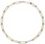 GIRONA PRIVÉ
18K WHITE AND YELLOW GOLD 5.49 CT. DIAMOND PAPERCLIP LINK NECKLACE (WITH CERTIFICATE)