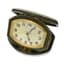 WALTHAM GUILDED METAL TRAVEL ALARM CLOCK, circa 1930
