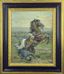 JOSEP CUSACHS I CUSACHS (1851-1908)
Soldier falling from a rearing horse (Study for a painting)