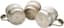 OVCHINNIKOV SET OF THREE RUSSIAN SILVER TEA GLASS HOLDERS
Pavel Ovchinnikov, Supplier to the Court of His Imperial Majesty, assay master Victor Savinkov, Moscow, 1885