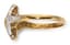 18K YELLOW GOLD, DIAMOND AND RUBY RING
