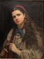 ALEXEI KORZUKHIN (1835–1894)
Girl braiding her hair