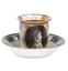 A CUP WITH A PORTRAIT OF FERDINAND VII (1784-1833), THE KING OF SPAIN
Factory of Dagoty, Paris, latter part of 1810s
