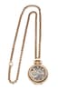 *JACOB & CO LADIES COLLECTION ROSE GOLD DIAMOND PENDANT WATCH WITH CHAIN