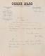 BURTSEV ALEXANDER (1862-1942)
A handwritten letter to Aleksinsky, 1 page, 27.5 x 21.8 cm.