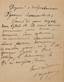 KUPRIN Alexander Ivanovich (1870-1938) A handwritten letter on a pneumatic card addressed to G.A. Aleksinsky.