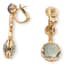 BVLGARI ‘PARENTESI’ 18K ROSE GOLD, AMETHYST AND PRASIOLITE PENDANT EARRINGS