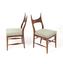 EDWARD WORMLEY (1907 - 1995)
Set of six chairs in wood with seat in green fabric