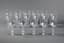 SET OF DESIGNER WINE AND LIQUEUR GLASSES, 17 PIECES