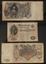 TWO COLLAGES OF BONDS AND COINS