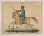 EVANS Richard (after)
« Count PLATOFF, Hetman of the Cossacks ». Coloured print. Size 22,5 by 28 cm. Граф М. И. ПЛАТОВ, атаман Донского казачь...