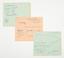 MAX ERNST, ILIAZD, MAN RAY, ROBERTO MATTA, ETC.
3 pages of amicorum album (friends’ album). 1953-1956.