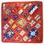 HERMÈS
'Pavois' 45 silk scarf