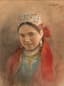 KLAVDI LEBEDEV (1852- 1916)
Portrait of a girl, 1907