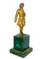 SCULPTURE OF PETER I ON A MALACHITE BASE
Russia, 19th century