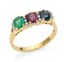 ‘TUTTI FRUTTI’ 14K YELLOW GOLD, DIAMOND, RUBY, EMERALD, SAPPHIRE RING
