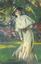 FORTUNEY (1878-1950)
Two portraits
I. Elegant woman with fur coat
II. Young woman in the park with flowers