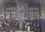 BULLA Karl Karlovich (1855-1929) Photo «Meeting of Emperor Nicholas II with civilian and military ranks.» 1910s 15.5х21 ...