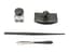 ANTIQUE IRON WRITING SET IN FITTED CASE, LATE 19TH-CENTURY