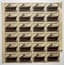JEAN AUVIGNE (1859-1952)
VIGNETTES STAMPS 'LE HAVRE NEW YORK' BY THE SS NORMANDIE
COMPAGNIE GÉNÉRALE TRANSATLANTIQUE 
Sheet of 24 brown, gummed, serrated vignettes illustrated by ‘Jan Auvigne’ for the Compagnie Générale Transatlantique.  
Promotion for the trip ‘Le Havre New York’ on the liner ‘Normandie’.