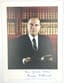 FRANCOIS MITTERAND (1916-1996)
Deux photographies: l'une signée "François Mitterrand" et dédicacée "Pour Gérard Leman".
