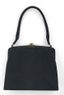 CORDÉ SAC DU SOIR NOIR VINTAGE, CIRCA 1940–1950
