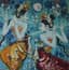 NYOMAN GUNARSA (1944 - 2017)
Two flute players