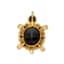‘TURTLE’ 18K YELLOW GOLD, SAPPHIRE AND RUBY PENDANT