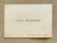 DEMIDOV P.A. (1869-1935) Business card of Prince Demidoff. In French.