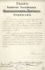 Document pertaining to the Chapter of the Russian Imperial and Royal Orders under signature of the Russian Emperor Nicho...