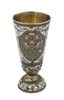 GOBELET DU COURONNEMENT RUSSE IMPÉRIAL EN VERMEIL ET ÉMAIL CLOISONNÉ, 1896