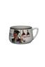 Soviet porcelain cup with a representation of the Red Navy.
Dmitrov Porcelain Factory, 1925–early 1930s.