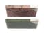 [LYDIA PLEKHANOVA-LE SAVOUREUX]
SET OF TWO PLATES/SAMPLES OF NEPHRITE AND RHODONITE, 1957