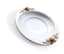 KPM BERLIN LARGE PORCELAIN SERVING DISH ON PEDESTAL, CIRCA 1914-1918