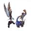 A PAIR OF ENAMEL AND SILVER
BIRDS, 20TH CENTURY
China