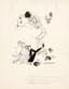 ALBERT-GEORGES BADERT (1914-1994)
SET OF FOUR HUMOROUS PRESS DRAWINGS FOR 'ICI PARIS' MAGAZINE