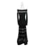JIKI MONTE-CARLO Evening black dress with Swarovski crystals