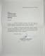 AUGUSTO PINOCHET UGARTE (1915-2006)
Lettre dactylographiée signée de son lieutenant colonel, adressée au collectionneur Gérard Leman