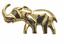 YELLOW GOLD ELEPHANT BROOCH