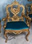 VENETIAN-STYLE GILTWOOD AND LACQUERED LIVING-ROOM FURNITURE
Late 19th century