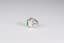 REPOSSI 18K WHITE GOLD, DIAMOND, EMERALD RING