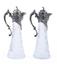 PAIR OF CARVED CRYSTAL WINE JUGS WITH FLORAL DECOR, CARTOUCHES AND ACANTHUS LEAVES
Workshop of Egor Kuzmich Cheryatov, Russia, 1908-1917.