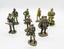 Figurines depicting the French Foreign Legion throughout history. 1834 to 2007.