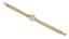 DELANEAU 18K YELLOW GOLD AND DIAMOND LADIES BRACELET WATCH